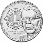 2017 Lions Clubs Commemorative Silver Uncirculated Obverse