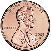 1959-2008 Lincoln Penny Obverse