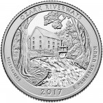 2017 America the Beautiful Quarters Coin Ozark Riverways Missouri Proof Reverse