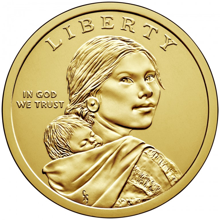 2017-P Sequoyah Native American Dollar Sacagawea $1 Uncirculated 2 Mint Rolls 
