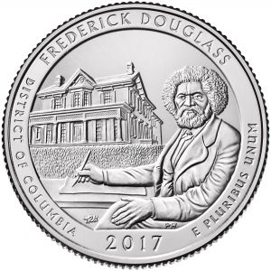2017 America the Beautiful Quarters Coin Frederick Douglass District of Columbia Uncirculated Reverse
