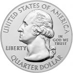 2017 America the Beautiful Quarters Five Ounce Silver Bullion Coin Obverse