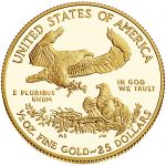 2017 American Eagle Gold Half Ounce Proof Coin Reverse