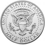 2017 Kennedy Half Dollar Uncirculated Coin Reverse