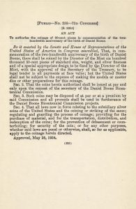 Historic Legislation, May 26, 1934. Full text duplicated in the body of this page.