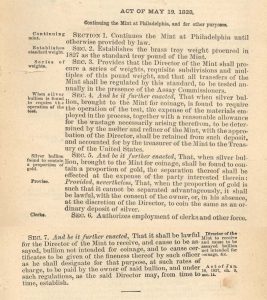 Historic Legislation, May 19, 1828. Full text is duplicated in the body of this page.