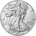 2016 American Eagle Silver One Ounce Uncirculated Coin Obverse