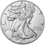 2017 American Eagle Silver One Ounce Uncirculated Coin Obverse