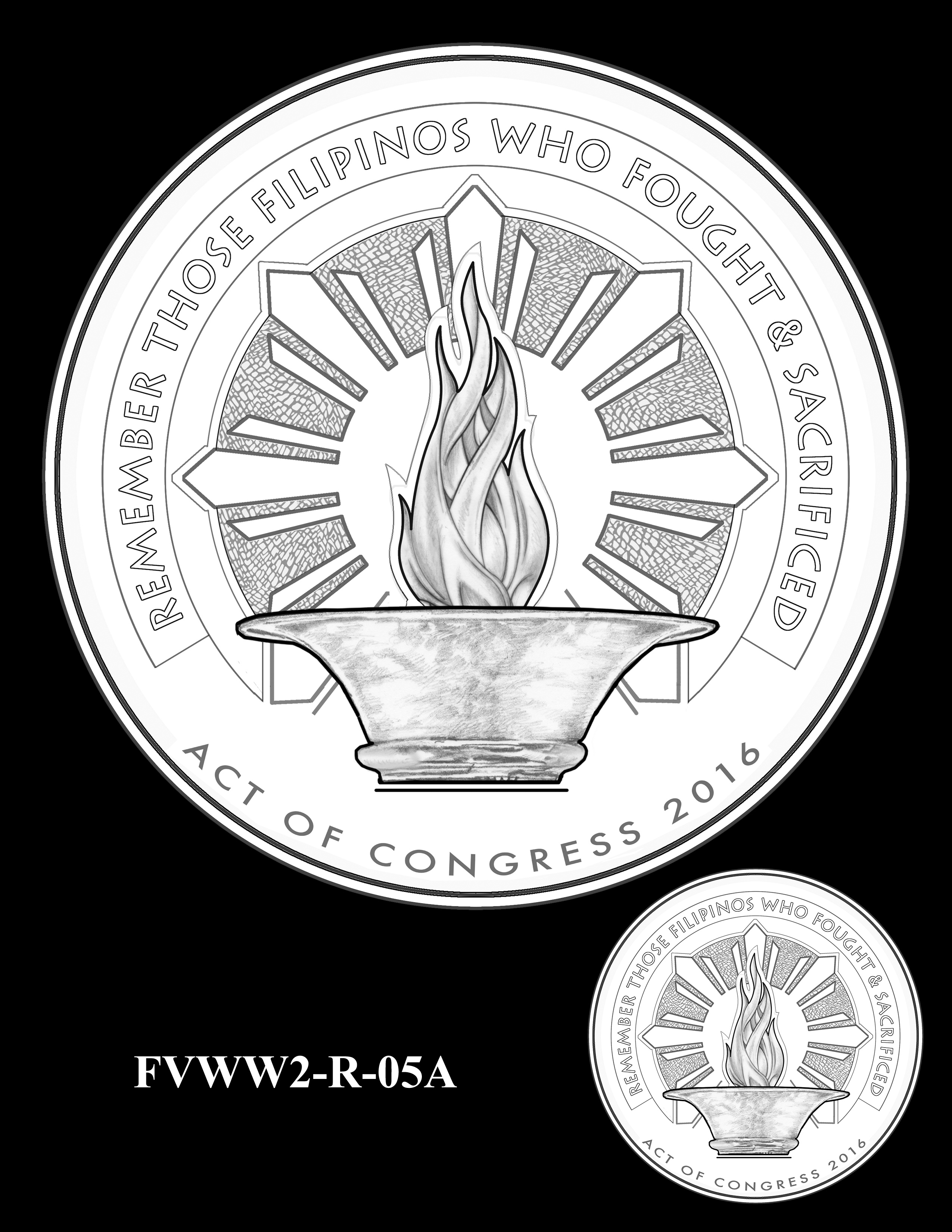 FVWW2-R-05A -- Filipino Veterans of World War II Congressional Gold Medal