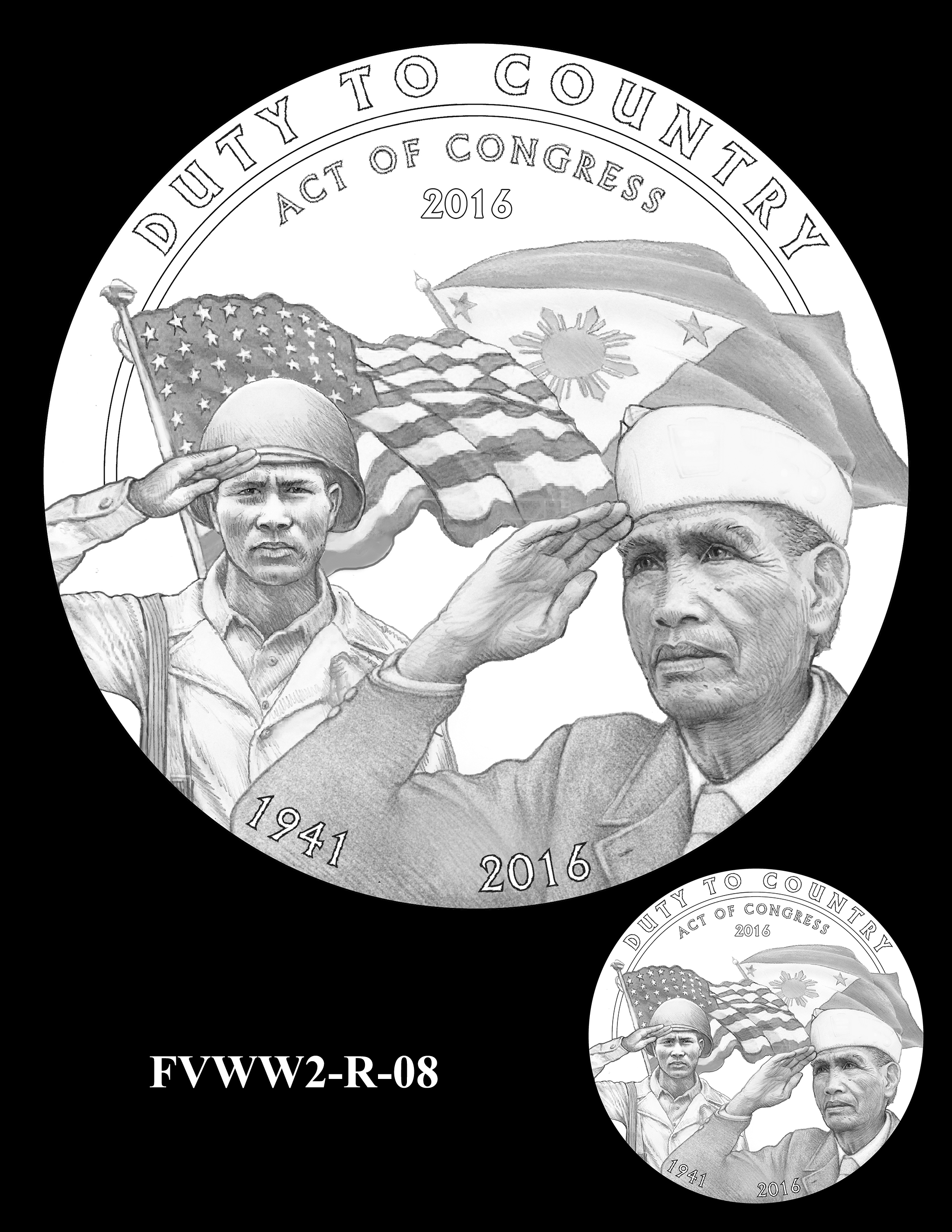 FVWW2-R-08 -- Filipino Veterans of World War II Congressional Gold Medal