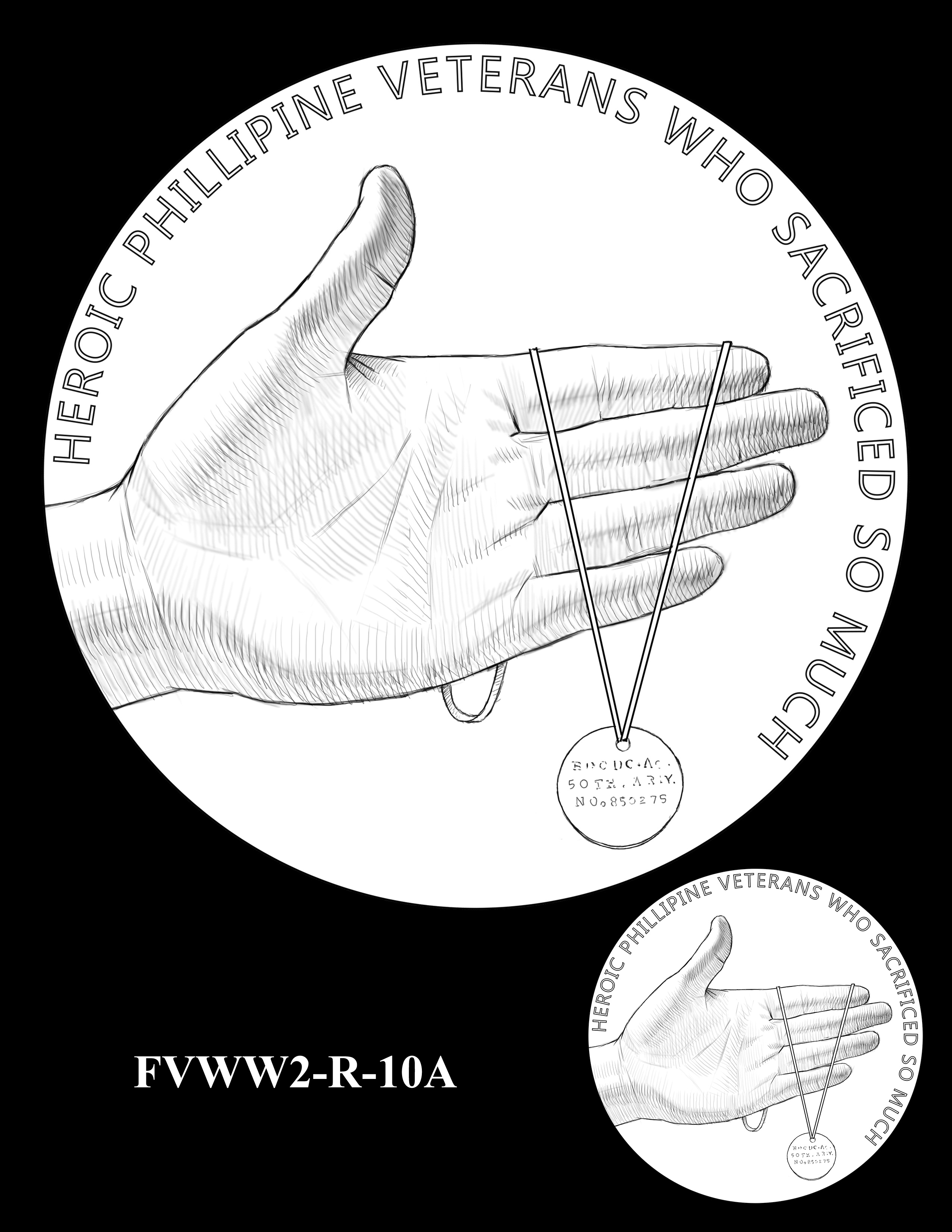 FVWW2-R-10A -- Filipino Veterans of World War II Congressional Gold Medal