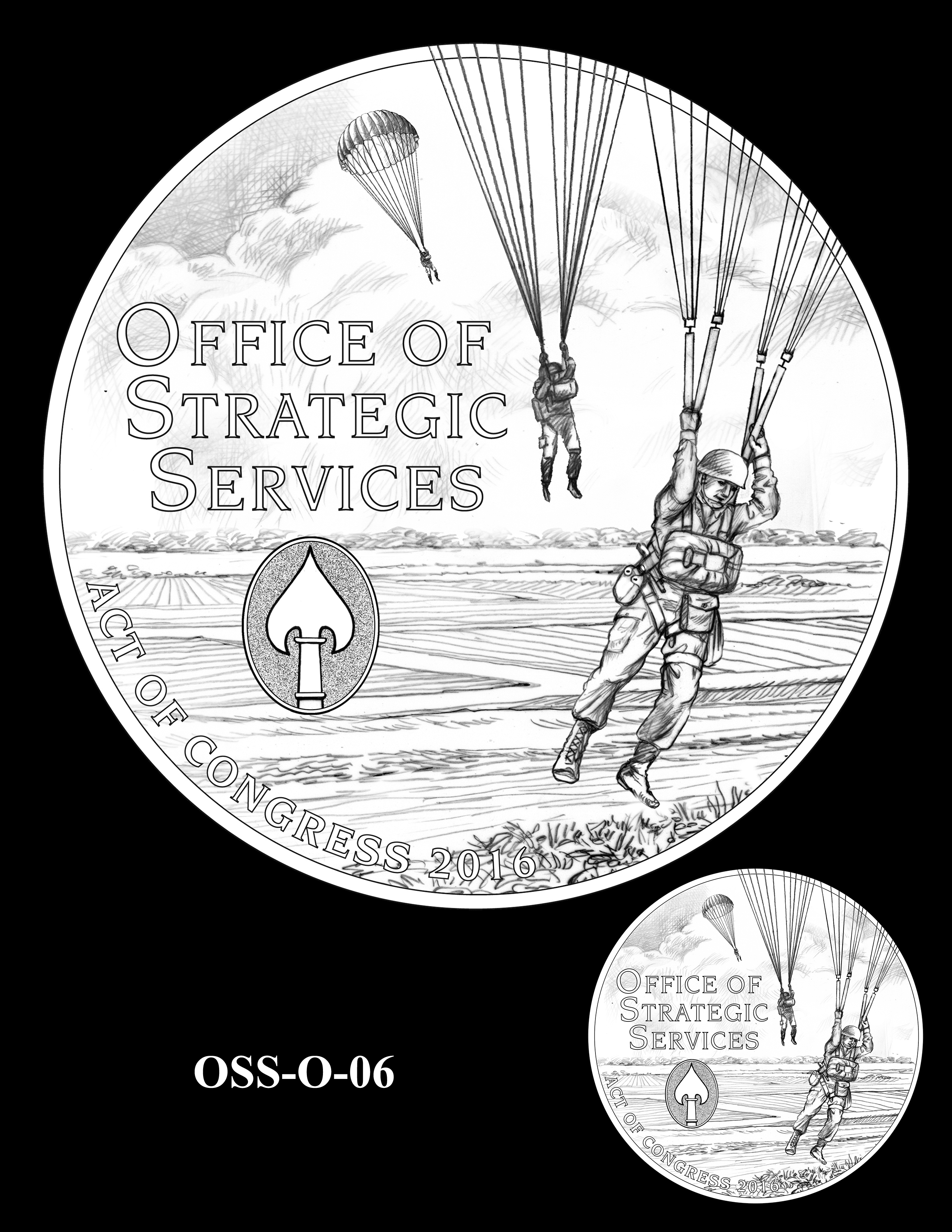 OSS-O-06 -- Office of Strategic Services Congressional Gold Medal
