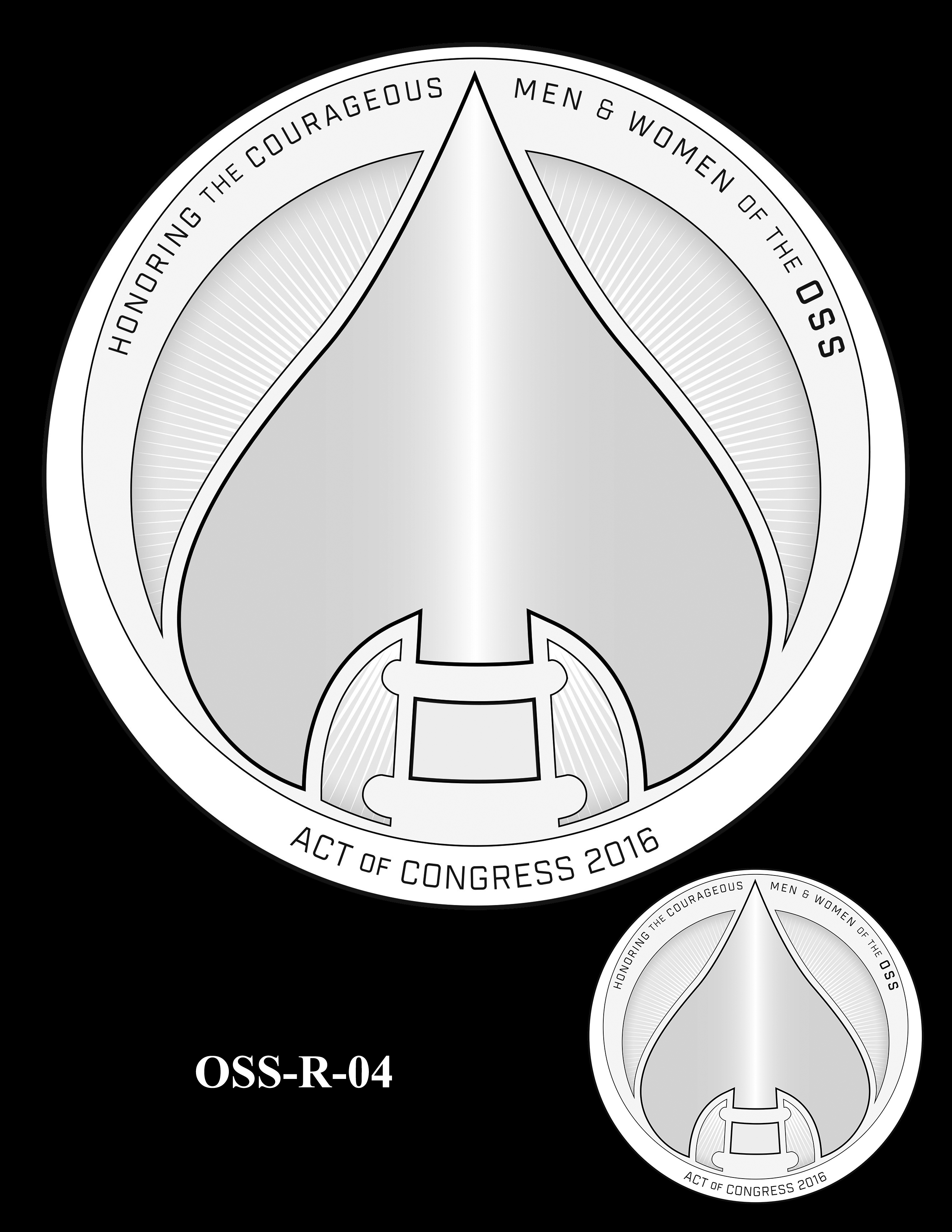 OSS-R-04 -- Office of Strategic Services Congressional Gold Medal