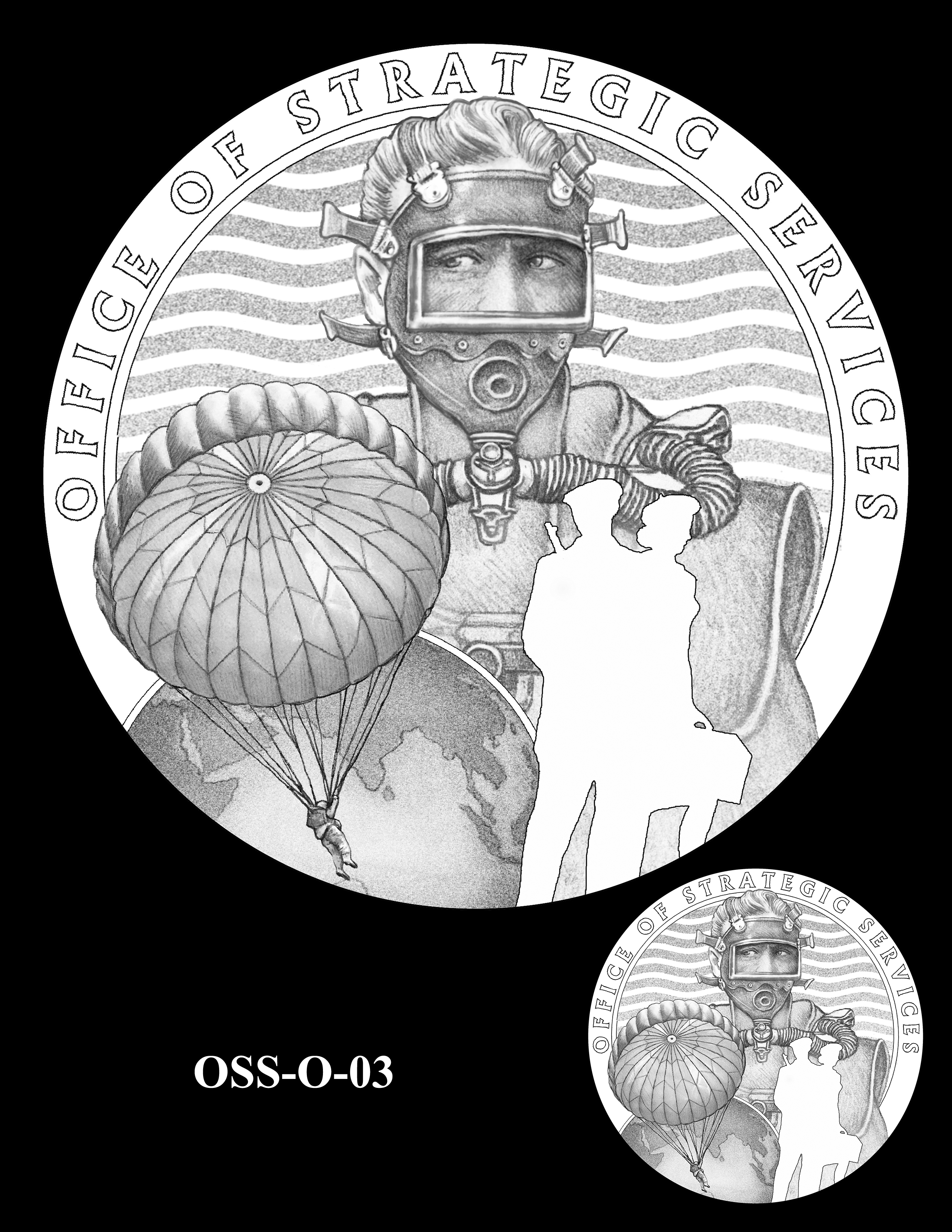 OSS-O-03 -- Office of Strategic Services Congressional Gold Medal