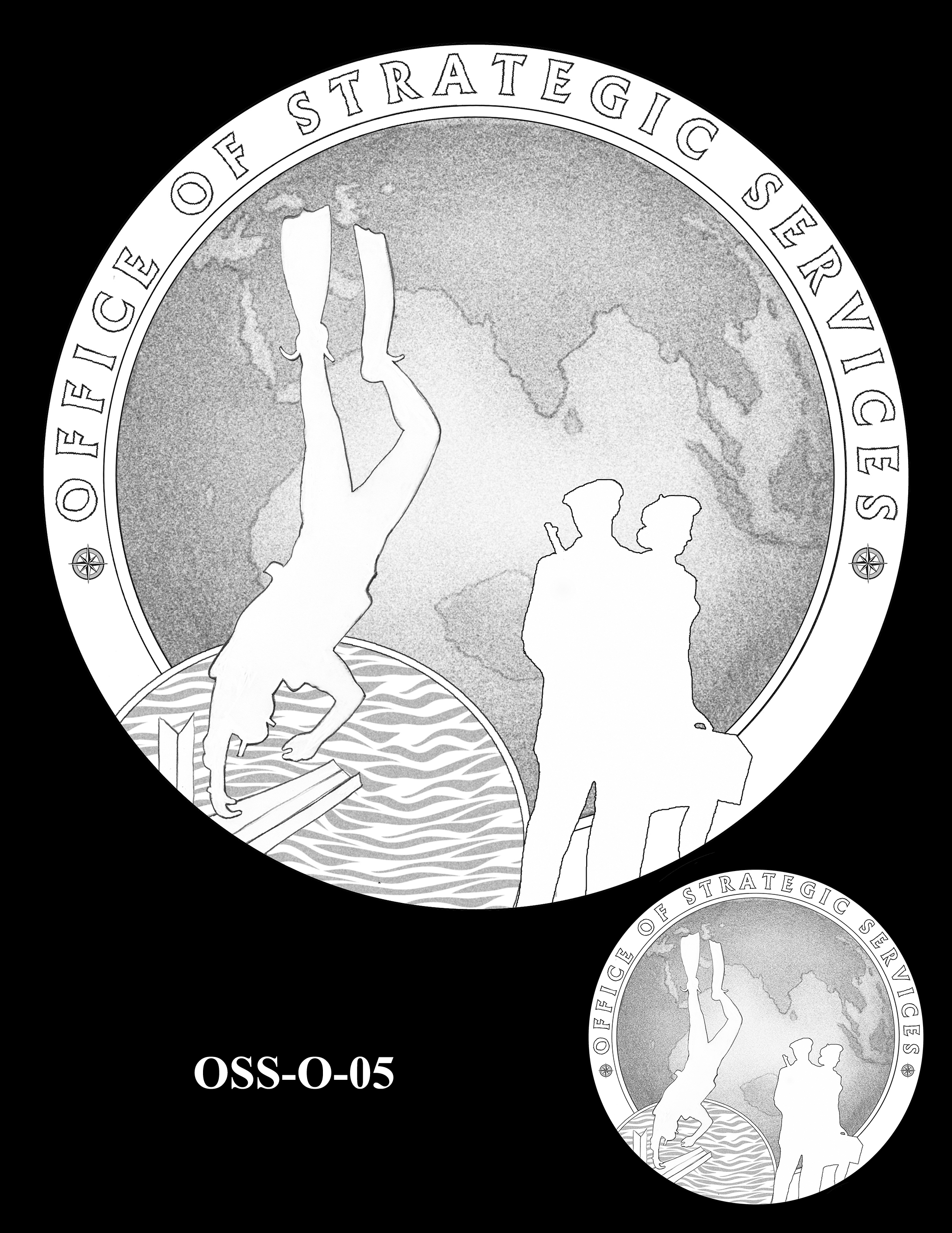 OSS-O-05 -- Office of Strategic Services Congressional Gold Medal