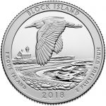 2018 America the Beautiful Quarters Coin Block Island Rhode Island Proof Reverse