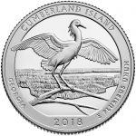 2018 America the Beautiful Quarters Coin Cumberland Island Georgia Proof Reverse
