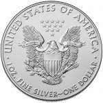 2018 American Eagle Silver One Ounce Bullion Coin Reverse