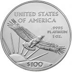 2018 American Eagle Platinum One Ounce Bullion Coin Reverse