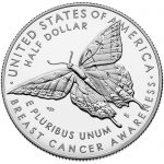 2018 Breast Cancer Awareness Commemorative Clad Proof Coin Reverse