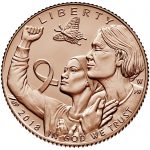 2018 Breast Cancer Awareness Commemorative Gold Uncirculated Coin Obverse