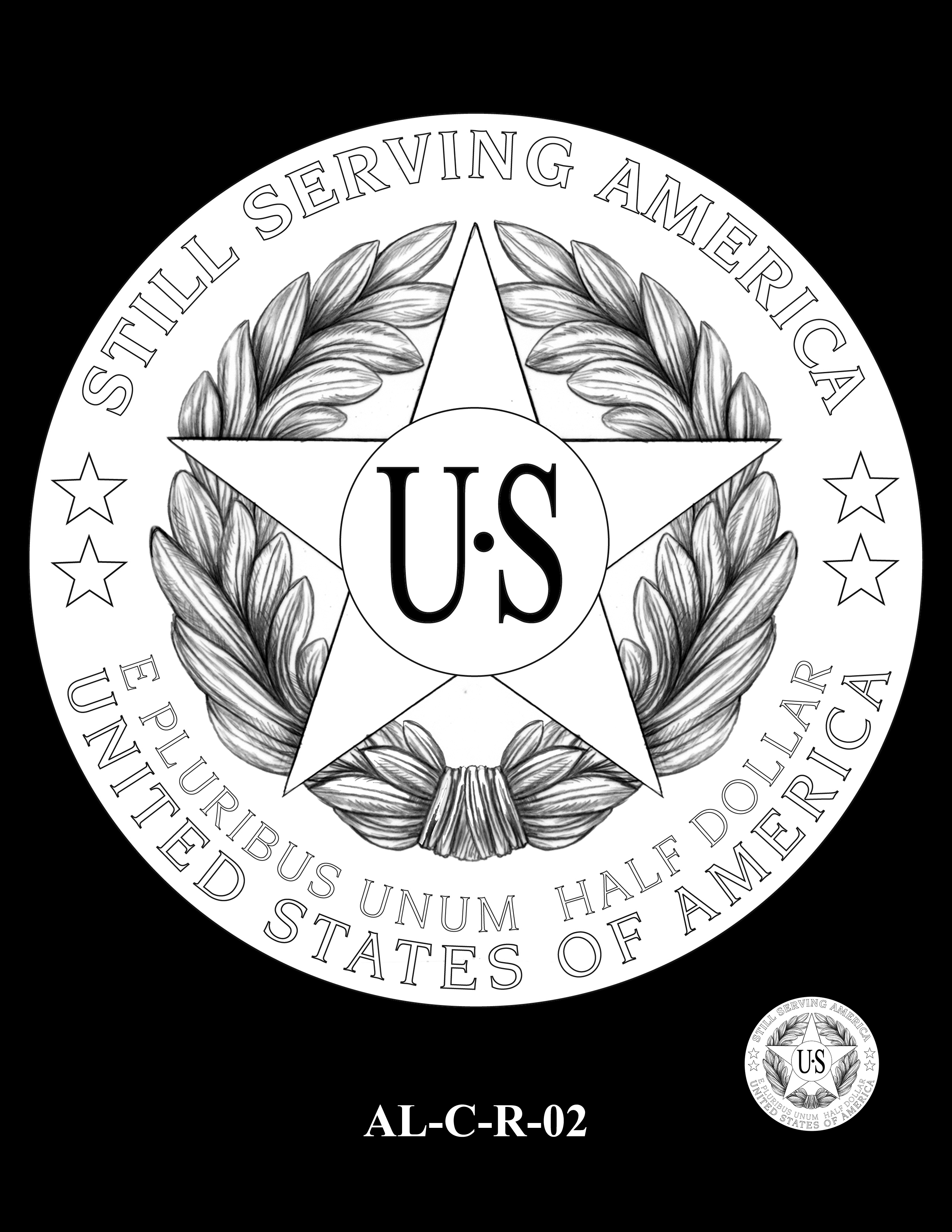 AL-C-R-02 -- 2019 American Legion 100th Anniversary Commemorative Coin Program - Clad Reverse