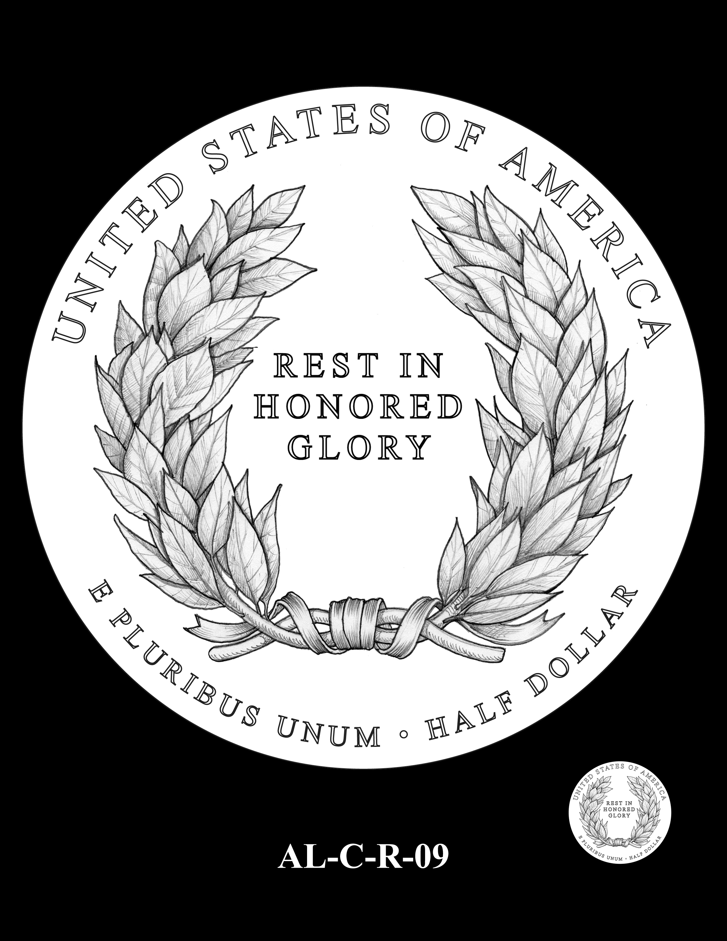 AL-C-R-09 -- 2019 American Legion 100th Anniversary Commemorative Coin Program - Clad Reverse