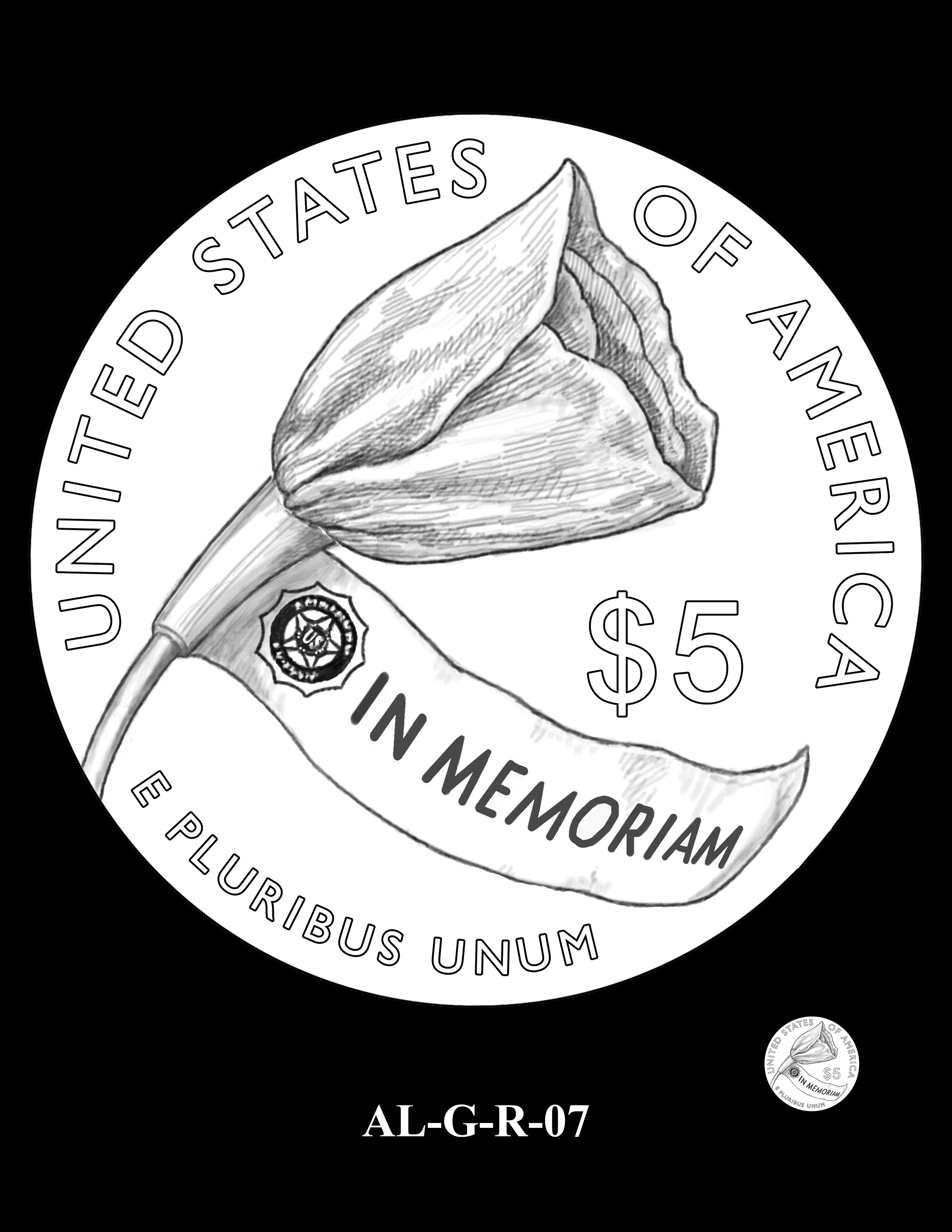 AL-G-R-07 -- 2019 American Legion 100th Anniversary Commemorative Coin Program - Gold Reverse