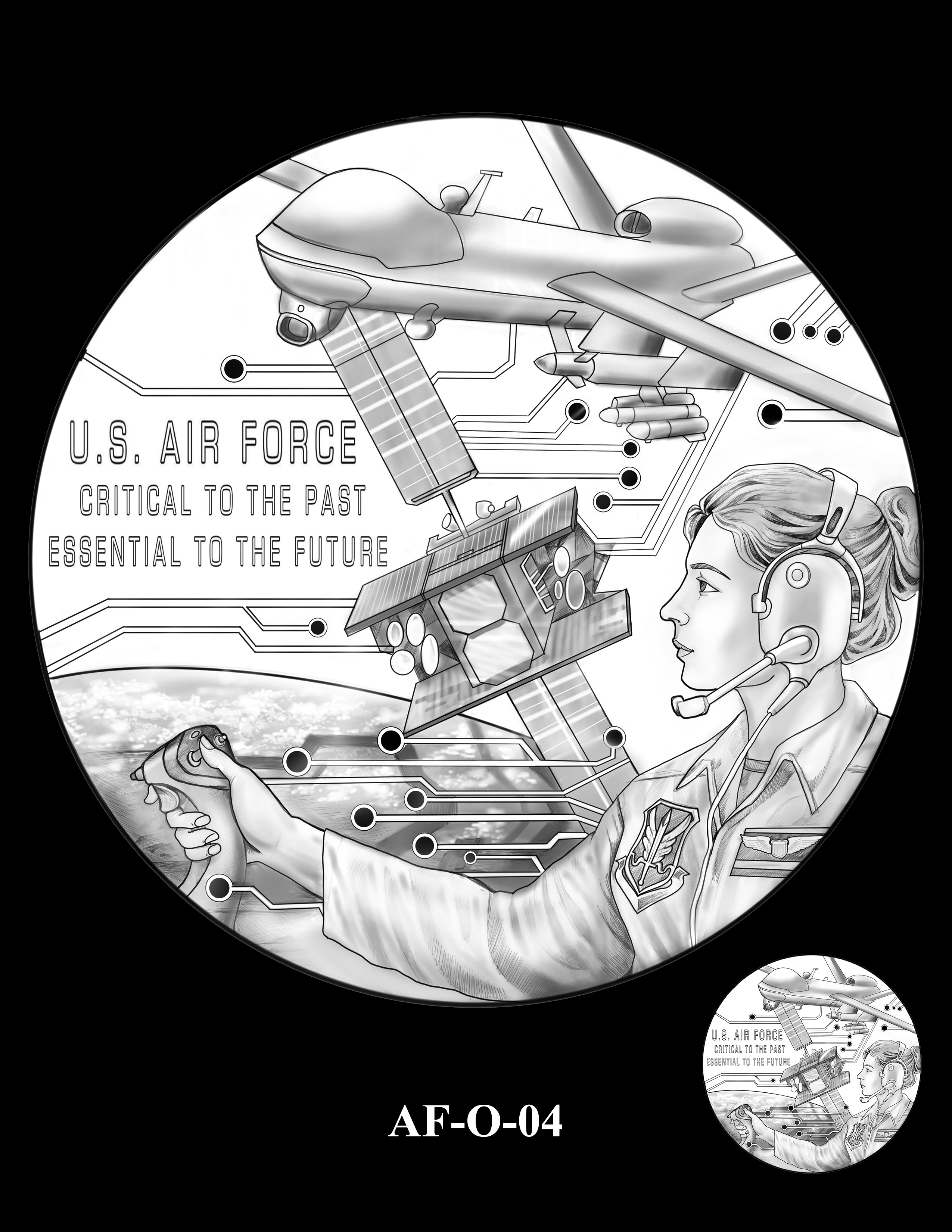 AF-O-04 -- Armed Forces Medal - Air Force