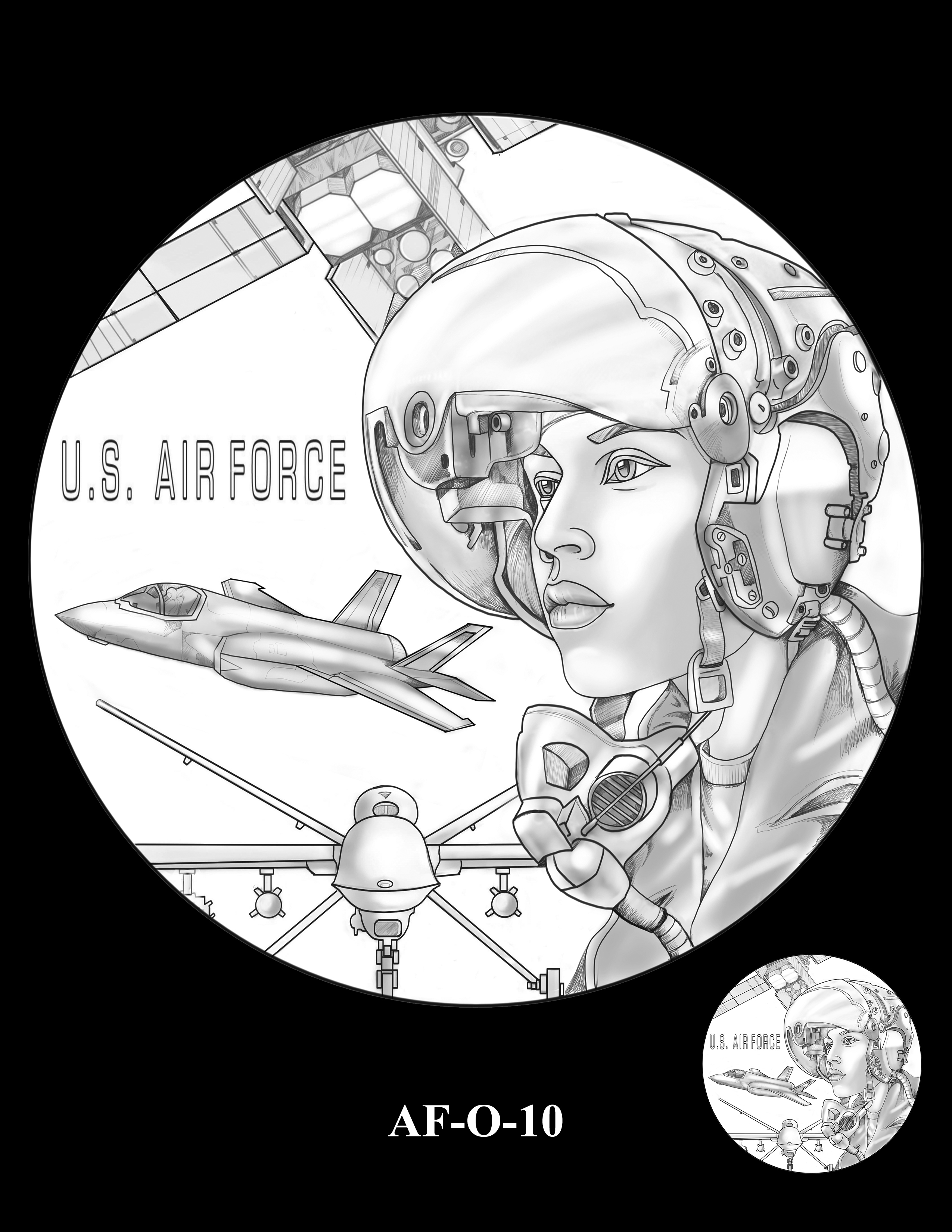 AF-O-10 -- Armed Forces Medal - Air Force