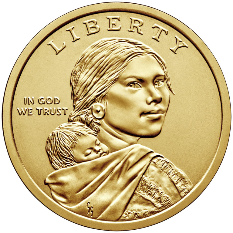 2019 Native American One Dollar Uncirculated Obverse