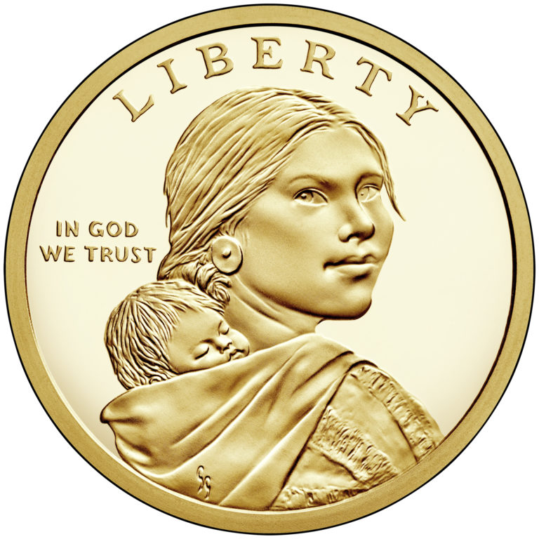 2018 Native American One Dollar Proof Coin Obverse