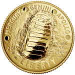 2019 Apollo 11 50th Anniversary Commemorative Gold Proof Five Dollar Obverse