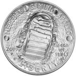 2019 Apollo 11 50th Anniversary Commemorative Silver Uncirculated One Dollar Coin Obverse