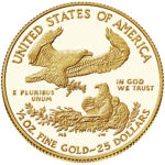 2019 American Eagle Gold Half Ounce Proof Coin Reverse