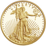 2019 American Eagle Gold Tenth Ounce Proof Coin Obverse