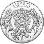 2019 American Legion 100th Anniversary Commemorative Silver Proof One Dollar Obverse