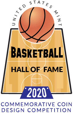 basketball hall of fame 2020 commemorative coin design competition