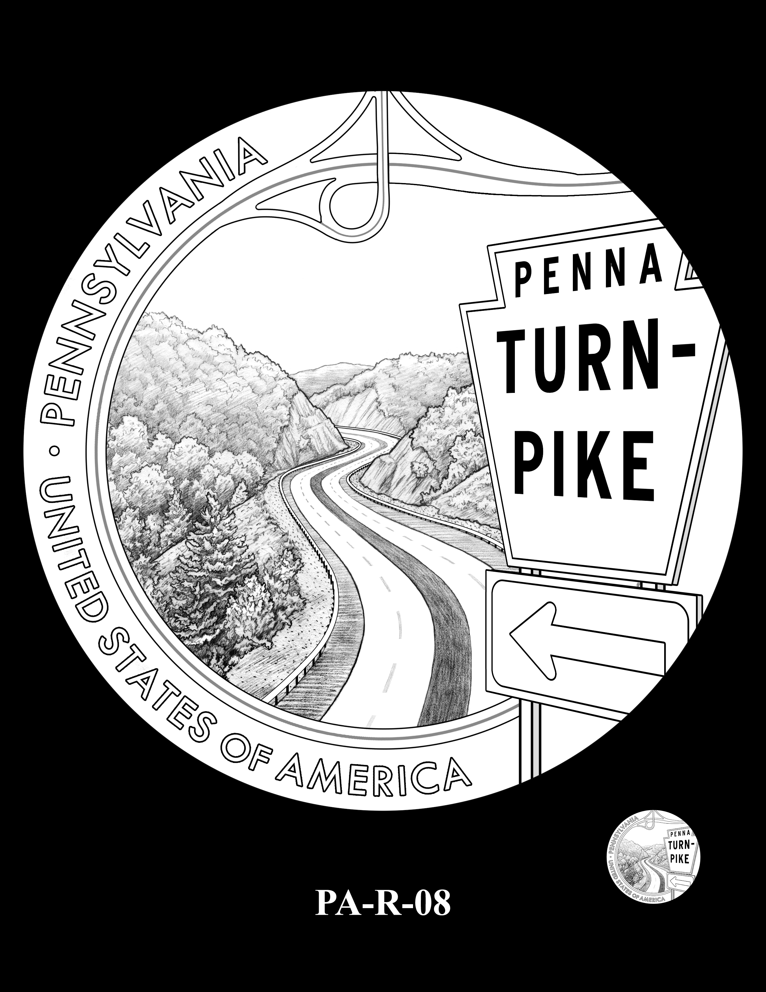 PA-R-08 -- 2019 American Innovation $1 Coin Program