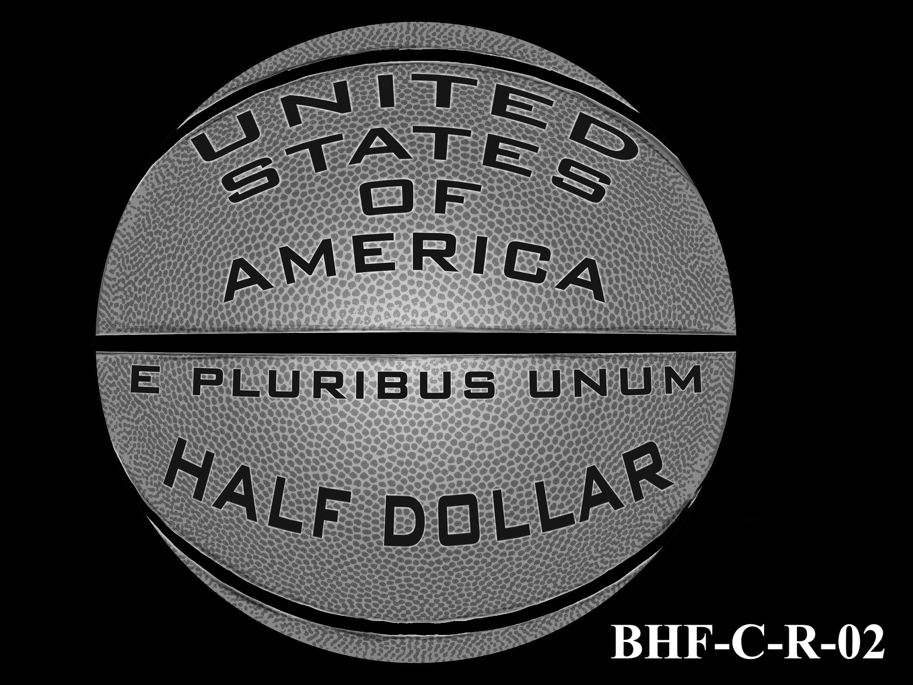BHF-C-R-02 -- 2020 Basketball Hall of Fame Commemorative Coin Program - Clad Reverse