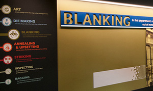 Mint tour blanking exhibit