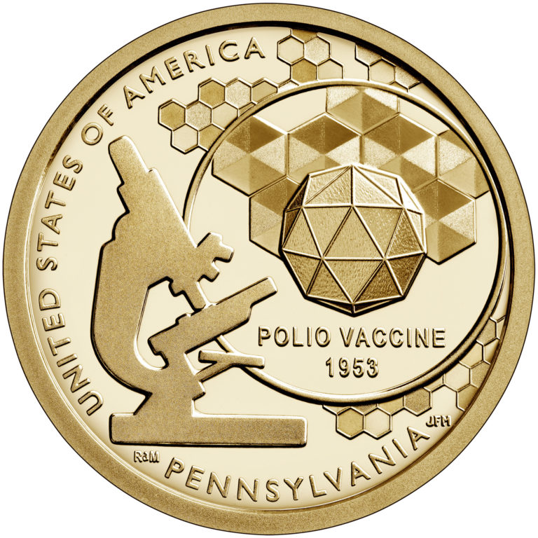 2019 American Innovation One Dollar Coin Pennsylvania Proof Reverse