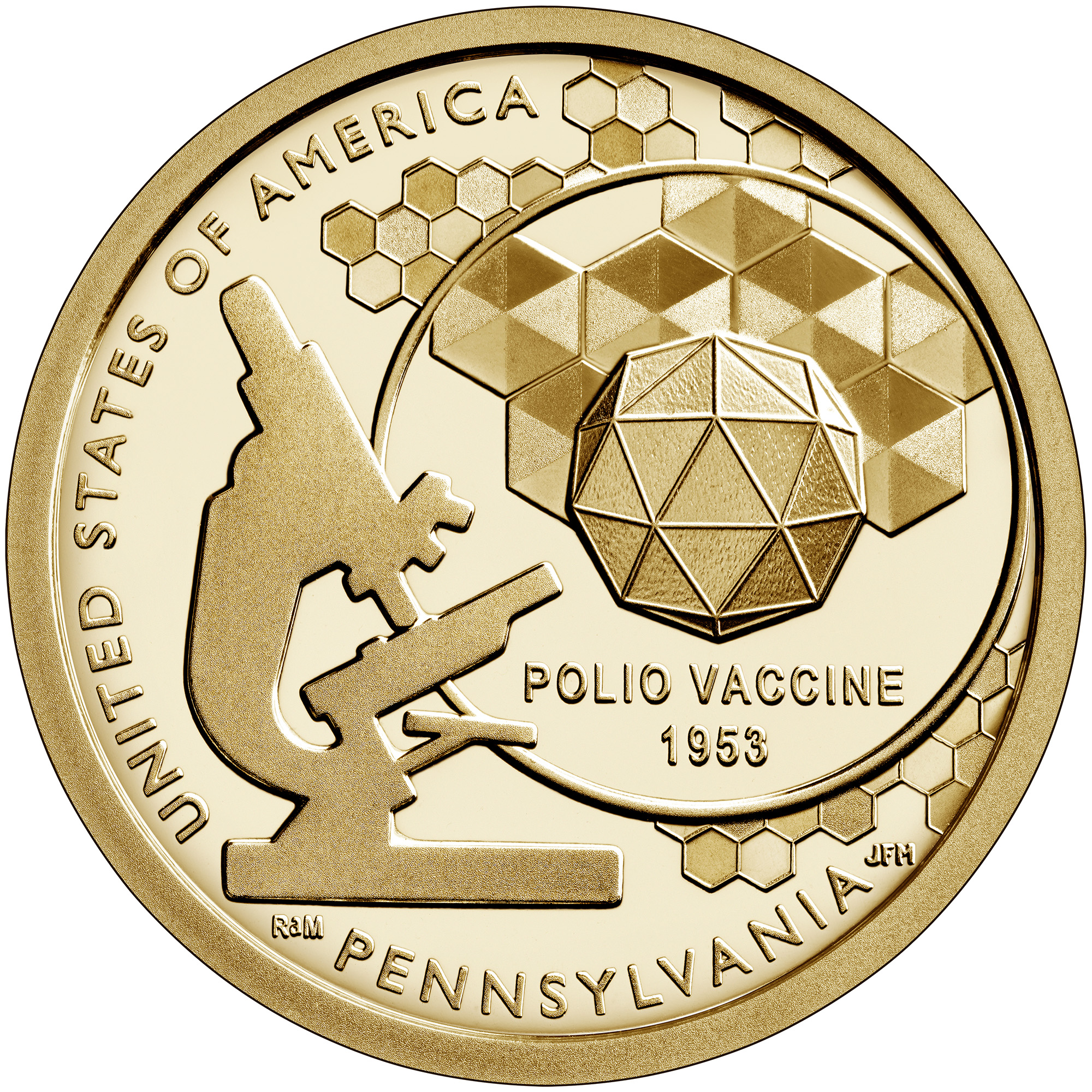 2019-S NGC PF69 UC American Innovation-Pennsylvania-$1 Dollar First Releases 
