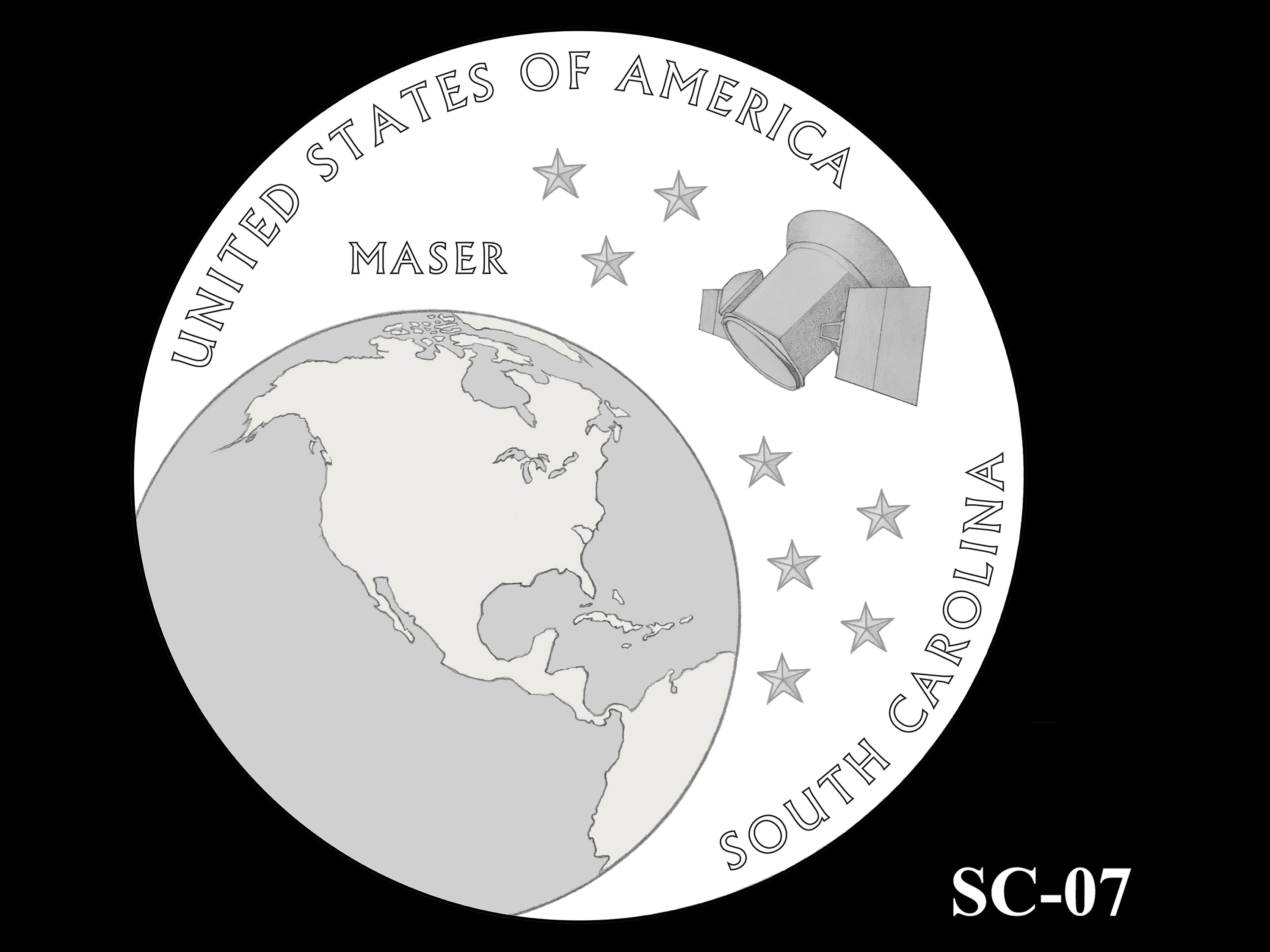 SC-07 -- 2020 American Innovation $1 Coin - South Carolina