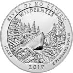 2019 America the Beautiful Quarters Five Ounce Silver Bullion Coin River of No Return Wilderness Idaho Reverse