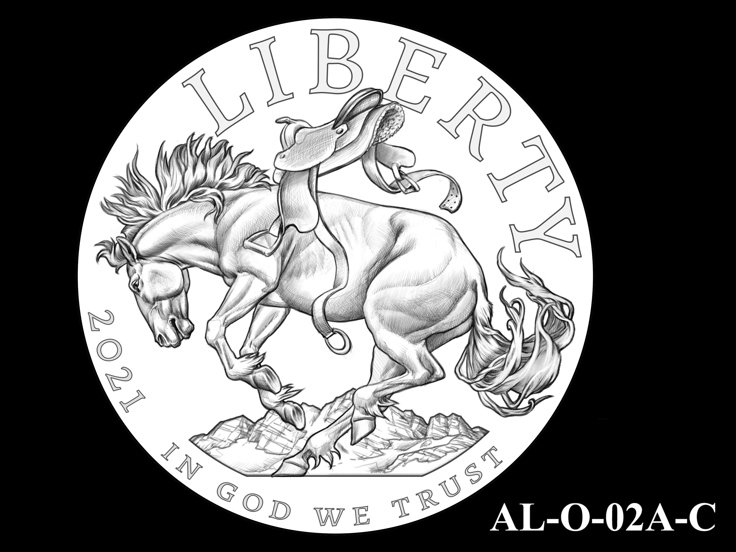 AL-O-02A-C -- 2021 American Liberty Gold Coin and Silver Medal Program - Obverse