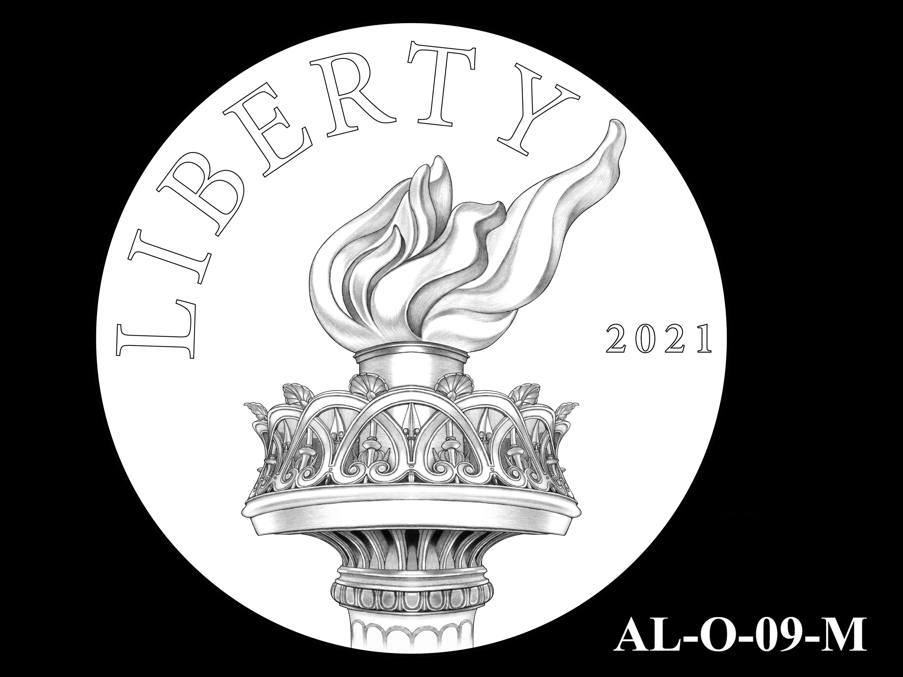 AL-O-09-M -- 2021 American Liberty Gold Coin and Silver Medal Program - Obverse