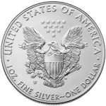 2020 American Eagle Silver One Ounce Uncirculated Coin Reverse