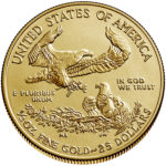 2020 American Eagle Gold One Half Ounce Bullion Coin Reverse