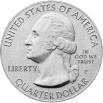 2020 America the Beautiful Quarters Five Ounce Silver Uncirculated Coin Obverse
